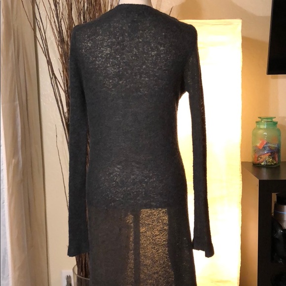 FREE PEOPLE • Charcoal Gray Duster - Picture 3 of 5